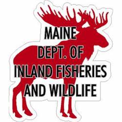 Maine Dept Of Inland Fisheries And Wildlife - Vinyl Sticker