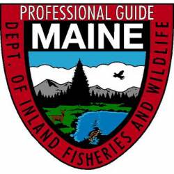 Maine Dept Of Inland Fisheries And Wildlife Professional Guide Full Color - Vinyl Sticker