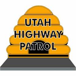 Utah Highway Patrol Logo - Vinyl Sticker