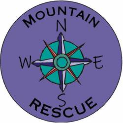 Mountain Rescue Purple - Vinyl Sticker