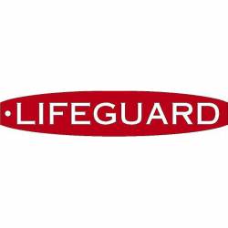 Lifeguard Float Board - Vinyl Sticker