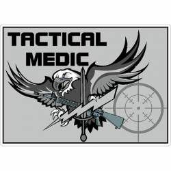 Tactical Medic Greyscale - Vinyl Sticker