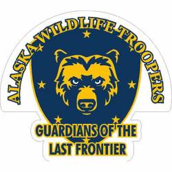 Alaska State Game Warden Wildlife Troopers - Vinyl Sticker