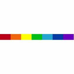 LGBTQ Rainbow Bar - Vinyl Sticker