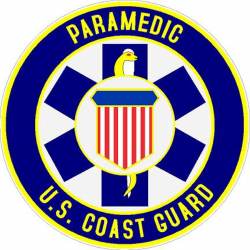 U.S. Coast Guard Paramedic - Vinyl Sticker