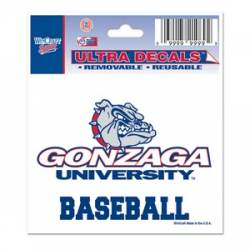 Gonzaga University Bulldogs Baseball - 3x4 Ultra Decal