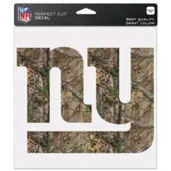 New York Giants Camouflage - 8x8 Full Color Die Cut Decal