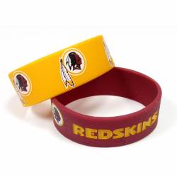 Washington Redskins - Silicone Rubber Bracelet Set