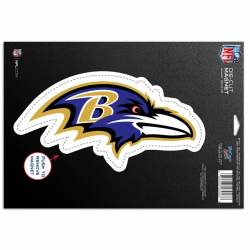 Baltimore Ravens - 7" Die Cut Logo Magnet