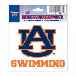Auburn University Tigers Swimming - 3x4 Ultra Decal