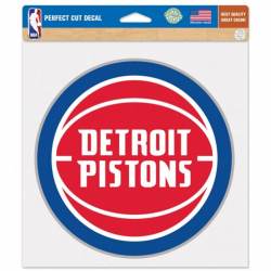 Detroit Pistons - 8x8 Full Color Die Cut Decal