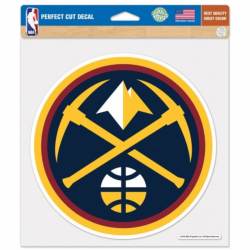 Denver Nuggets Logo - 8x8 Full Color Die Cut Decal