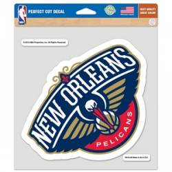 New Orleans Pelicans - 8x8 Full Color Die Cut Decal