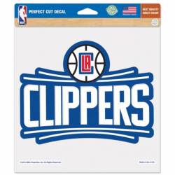 Los Angeles Clippers Logo - 8x8 Full Color Die Cut Decal