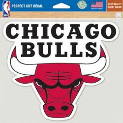 Chicago Bulls - 8x8 Full Color Die Cut Decal