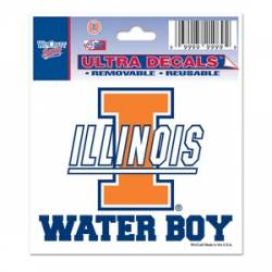 University Of Illinois Fighting Illini Water Boy - 3x4 Ultra Decal
