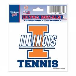 University Of Illinois Fighting Illini Tennis - 3x4 Ultra Decal