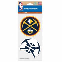 Denver Nuggets Logo - Set of Two 4x4 Die Cut Decals