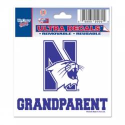 Northwestern University Wildcats Grandparent - 3x4 Ultra Decal