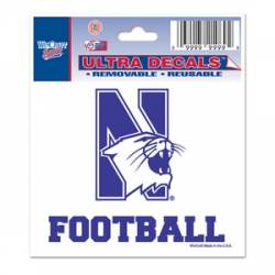 Northwestern University Wildcats Football - 3x4 Ultra Decal