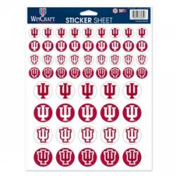 Indiana University Hoosiers - 8.5x11 Sticker Sheet