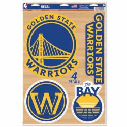 Golden State Warriors 2019 Logo - Set of 4 Ultra Decals