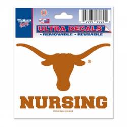 University Of Texas Longhorns Nursing - 3x4 Ultra Decal