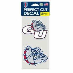 Gonzaga University Bulldogs - Set of Two 4x4 Die Cut Decals