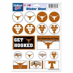 University Of Texas Longhorns - 5x7 Sticker Sheet