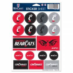 University Of Cincinnati Bearcats - 5x7 Sticker Sheet