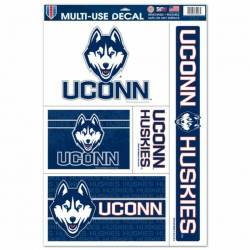 University Of Connecticut UCONN Huskies - Set of 5 Ultra Decals