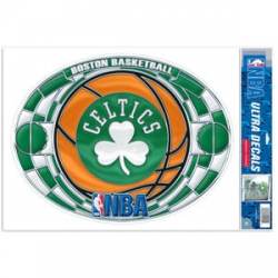Boston Celtics - Stained Glass 11x17 Ultra Decal
