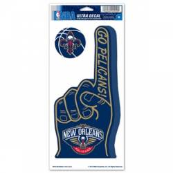 New Orleans Pelicans - Finger Ultra Decal 2 Pack
