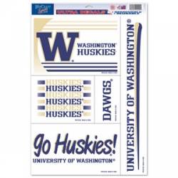 University Of Washington Huskies - Set of 5 Ultra Decals