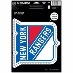 New York Rangers - 6" Die Cut Logo Magnet