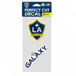 Los Angeles Galaxy - Set of Two 4x4 Die Cut Decals