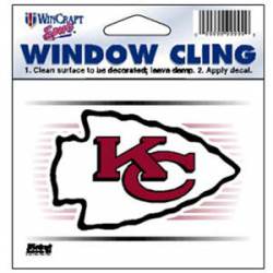 Kansas City Chiefs - 3x3 Static Window Cling