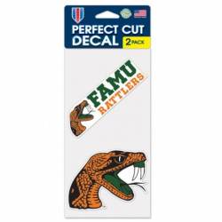 Florida A&M University Rattlers - Set of Two 4x4 Die Cut Decals