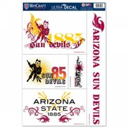 Arizona State University Sun Devils Mascot - Set of 5 Ultra Decals