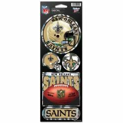 New Orleans Saints - Set Of 5 Prismatic Sticker Sheet