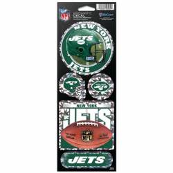 New York Jets - Set Of 5 Prismatic Sticker Sheet