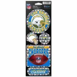 Los Angeles Chargers - Set of 5 Prismatic Decal Sheet