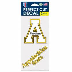 Appalachian State University Mountaineers - Set of Two 4x4 Die Cut Decals