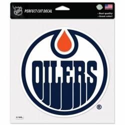 Edmonton Oilers - 8x8 Full Color Die Cut Decal