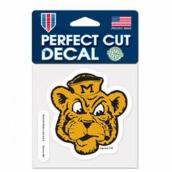 University Of Missouri Tigers Retro Head - 4x4 Die Cut Decal