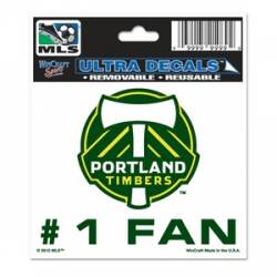 Portland Timbers #1 Fan - 3x4 Ultra Decal