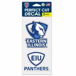 Eastern Illinois University Panthers - Set of Two 4x4 Die Cut Decals
