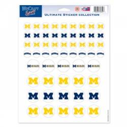 University Of Michigan Wolverines - 8.5x11 Sticker Sheet
