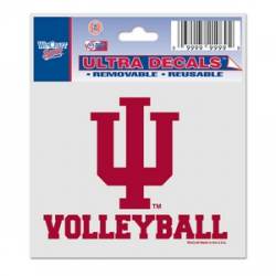 Indiana University Hoosiers Volleyball - 3x4 Ultra Decal