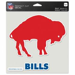 Buffalo Bills Retro - 8x8 Full Color Die Cut Decal
